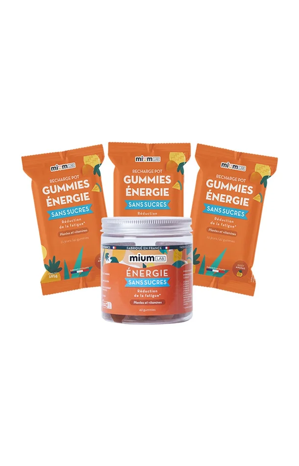 Cure gummies énergie – Ananas – Sans sucres – 3 mois