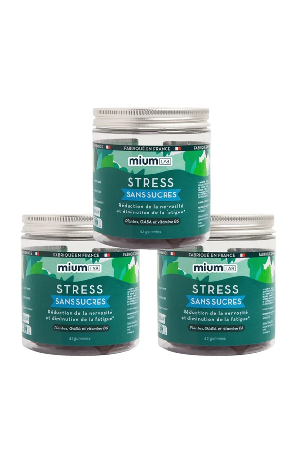 Cure gummies stress – Pomme verte – Sans sucres – 2 mois