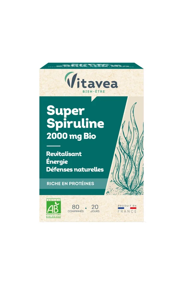Cure revitalisante – Spiruline bio – 20 jours