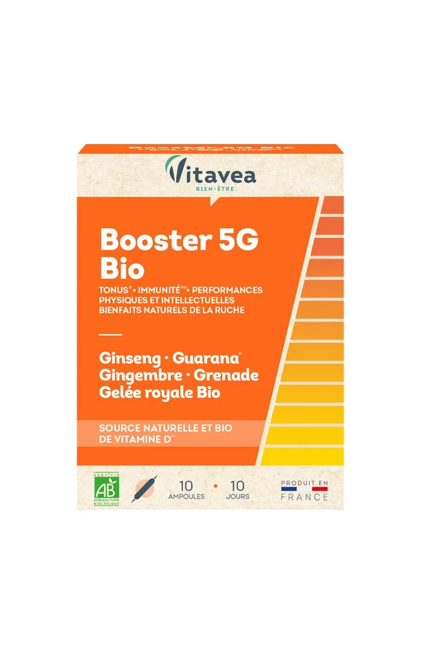Cure tonus & immunité bio – Booster 5G – 10 jours