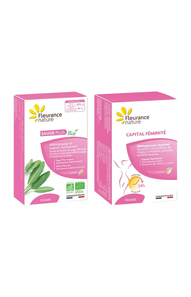 Cures ménopause – Sauge & capital féminité