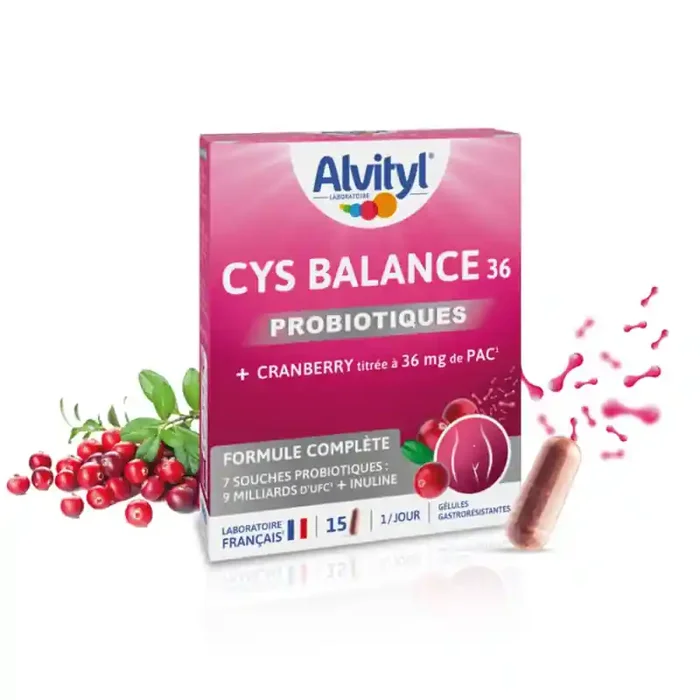 CYS BALANCE 36 X15 GELULES ALVITYL