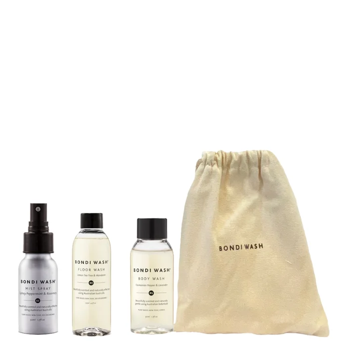 D&eacute;couverte – Kit Brume – Nettoyant Sols – Gel douche