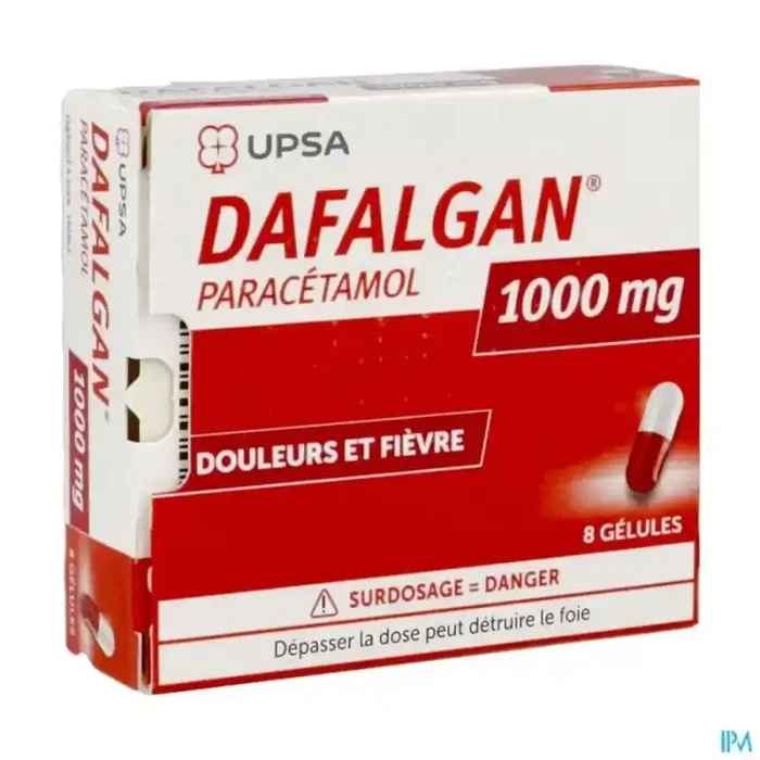 Dafalgan 1000mg gélule 8