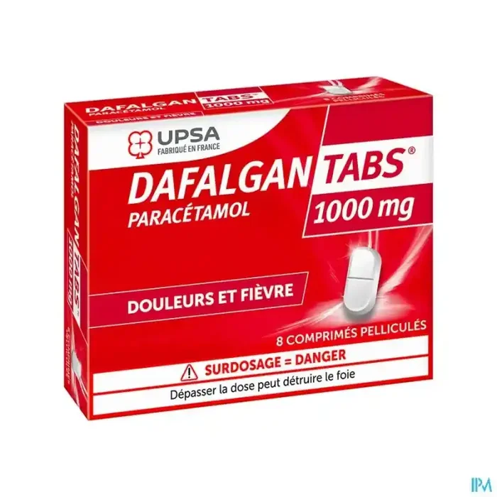 Dafalgantabs 1000mg comprimé 8