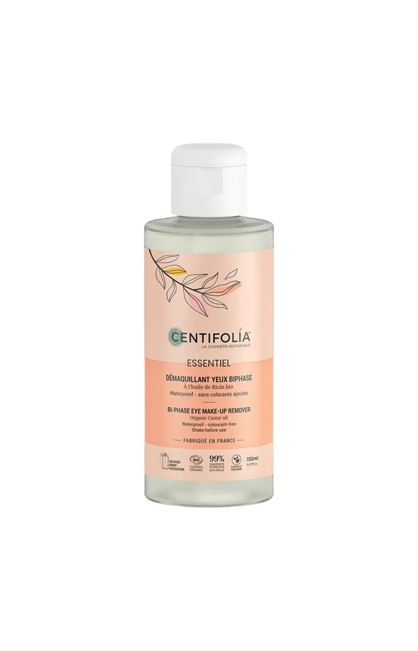 Démaquillant yeux biphase bio – Huile de ricin – 150 ml