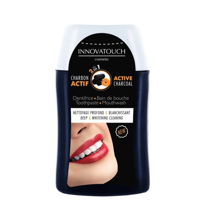 Dentifrice + Bain de Bouche – Au Charbon Actif 100 ml