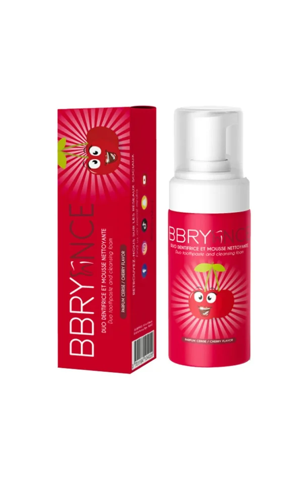 Dentifrice mousse blancheur – Cerise – 50 ml