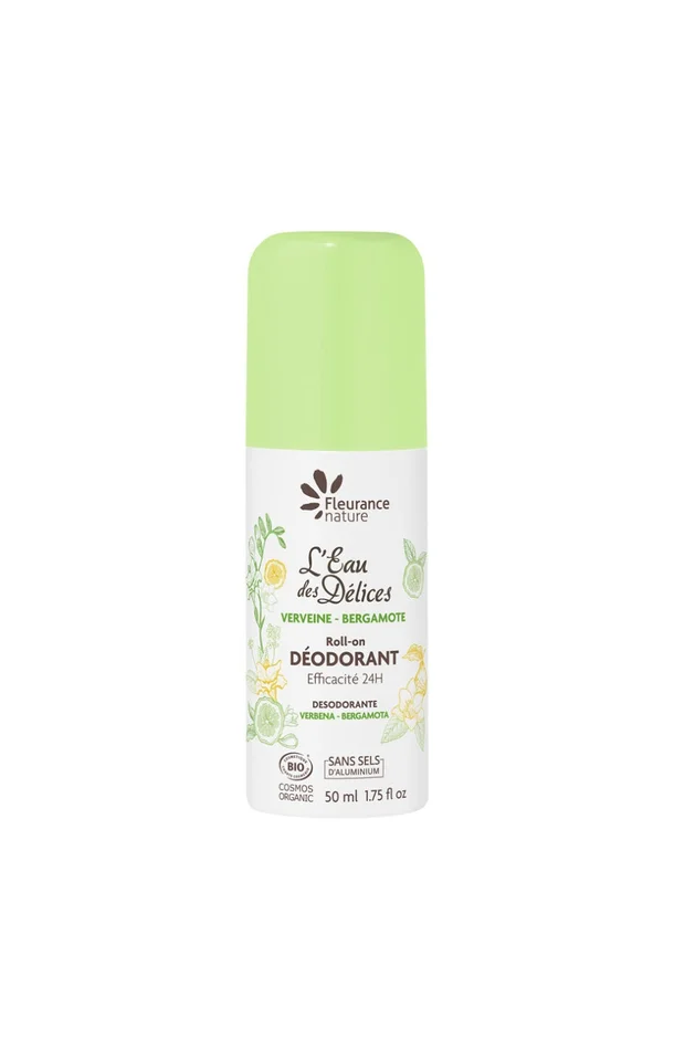 Déodorant roll-on bio – Verveine & bergamote – Corps – 50 ml