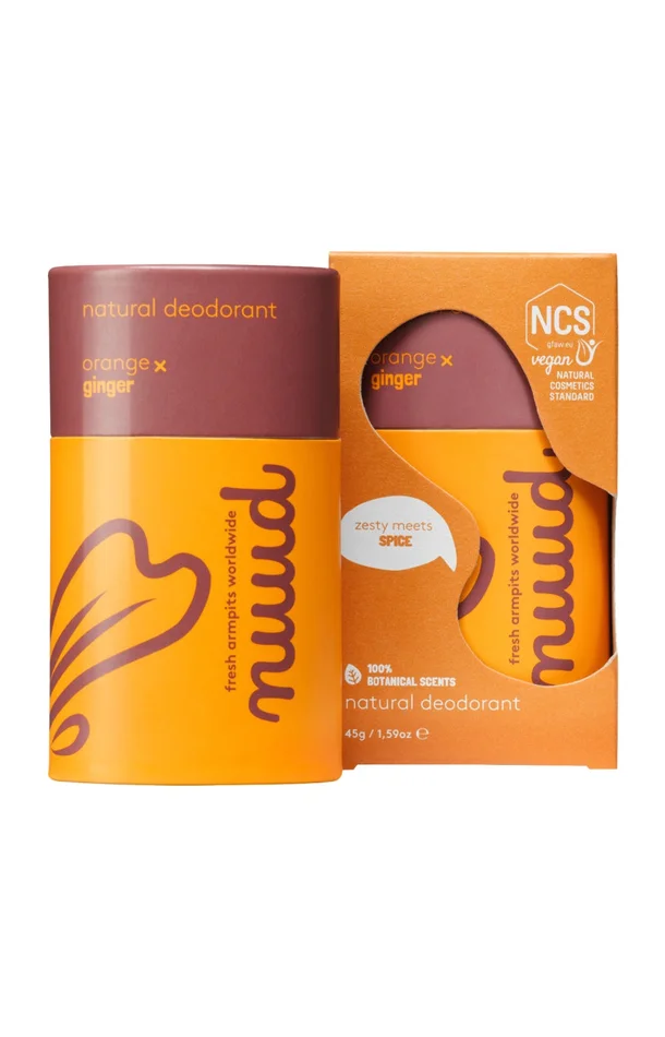 Déodorant stick naturel – Orange & Gingembre – 45 g