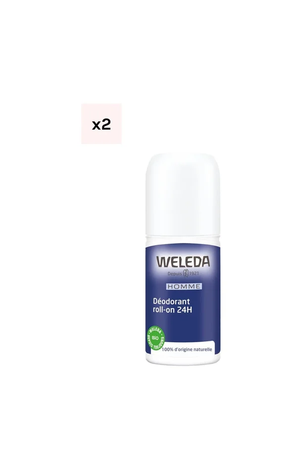 Déodorants roll-on 24h – Homme – 2 x 50 ml