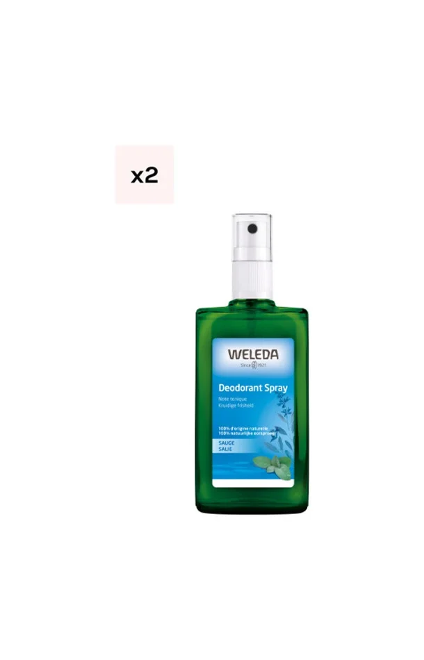 Déodorants sprays – Sauge – 2 x 100 ml