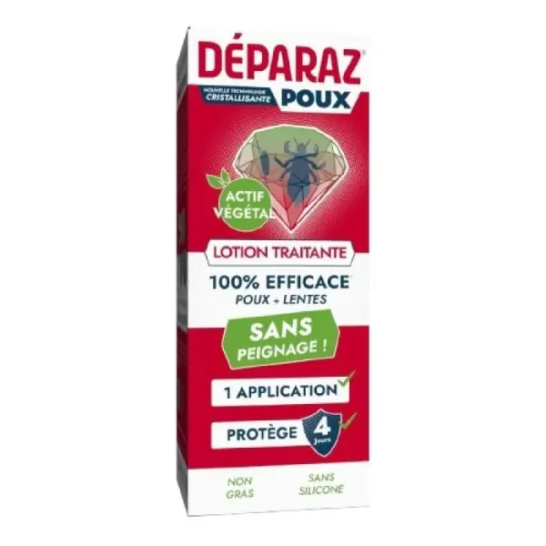 Deparaz PRO CRYSTAL 100ml Lotion Express Anti Poux, Anti Lentes – Tue par Cristallisation