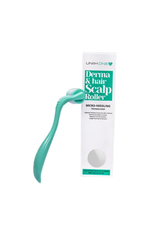 Derma-roller cuir chevelu – Cheveux clairsemés