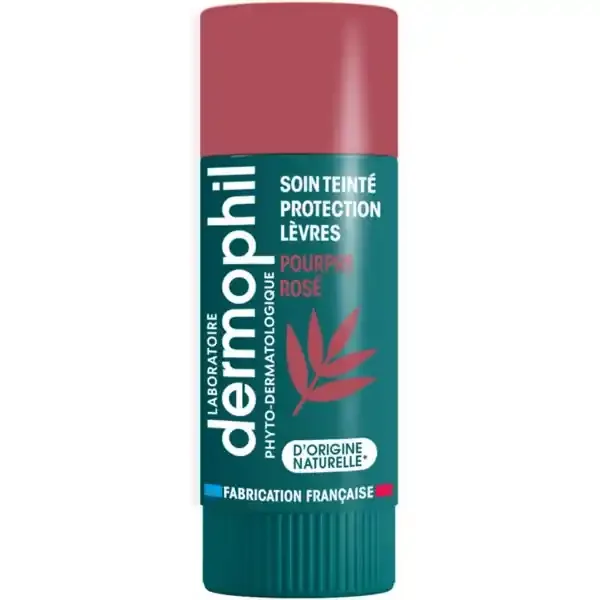 Dermophil Soin Teinté Protection Lèvres Pourpre Rosé 4 g
