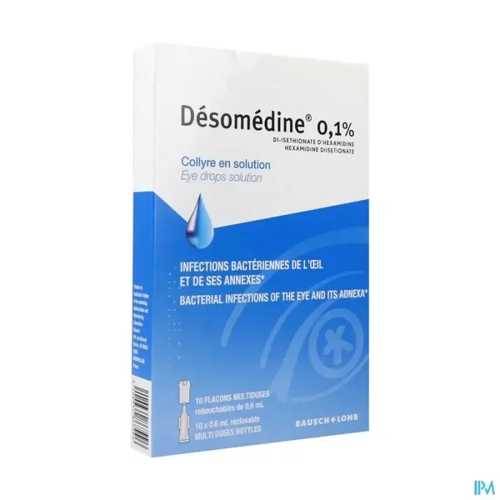 Desomedine 0.1% collyre unidose 0ml6 10
