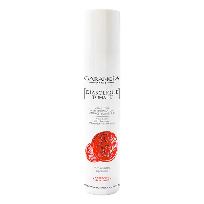 Diabolique Tomate – Crème d’Eau Actifs Hydratant, Repulpant, Bonne Mine