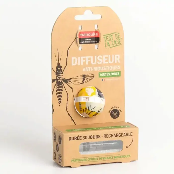 DIFFUSEUR ANTI MOUSTIQUES TOUTES ZONES MODELE VEGETAL MANOUKA