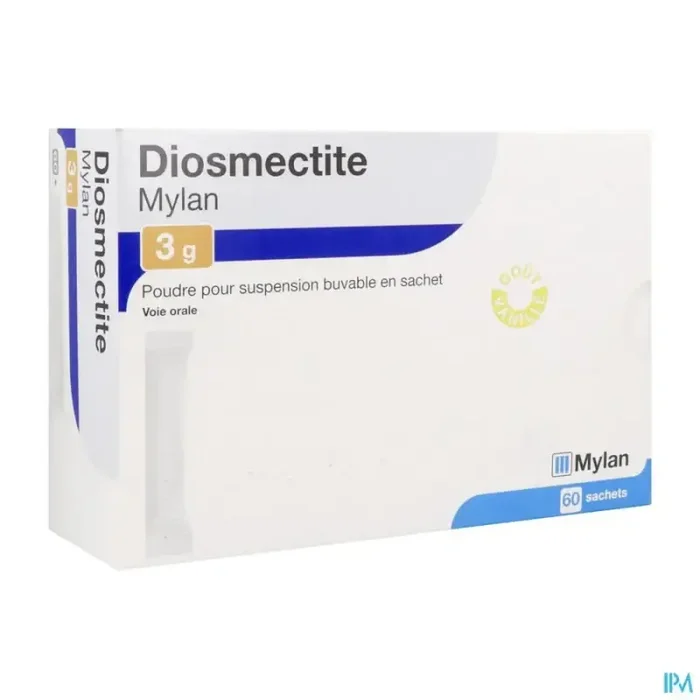 Diosmectite viatris 3g poudre pour suspension buvable sachet 60