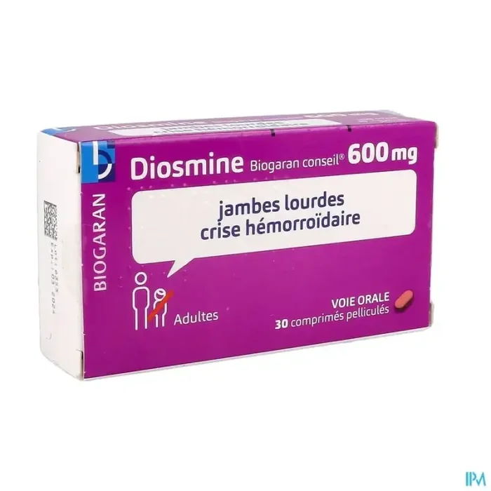 Diosmine biogaran conseil 600mg comprimé 30