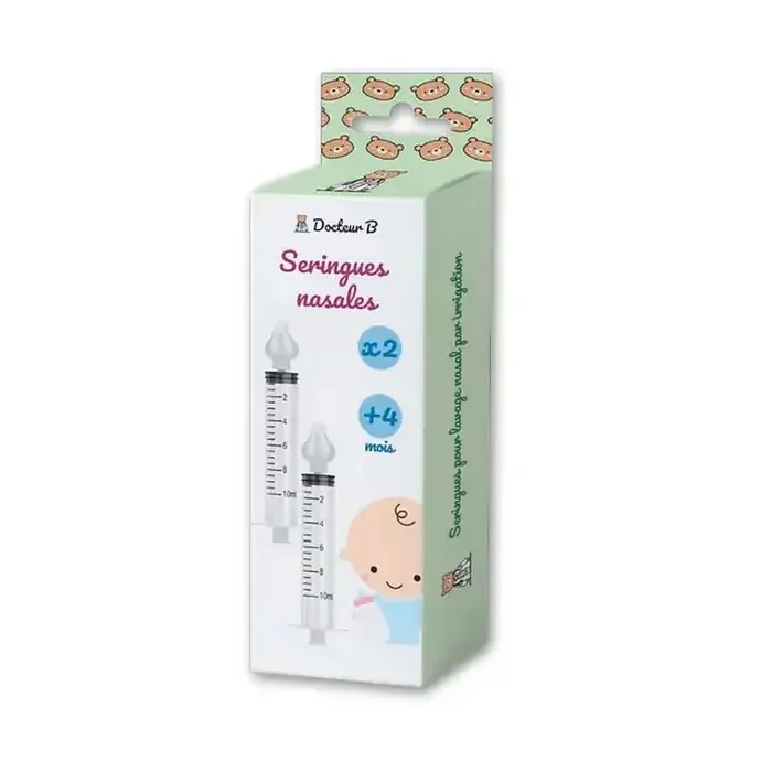 Docteur B. Miklab Seringues pour Lavage Nasal par Irrigation 4 mois et plus x2