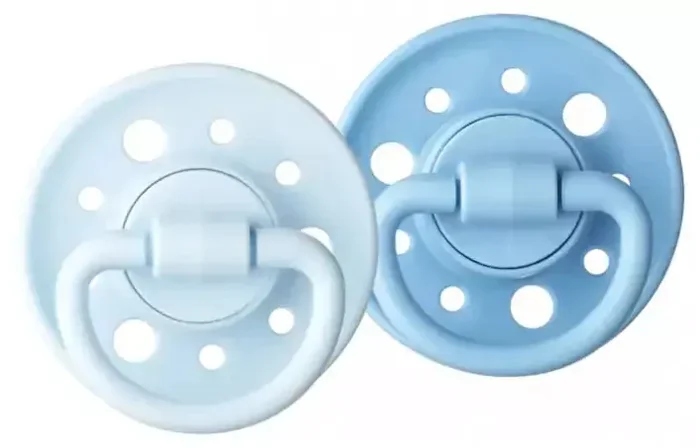 Dodie Gaïa Sucettes Rondes 0-6M x2 – Couleur Bleu