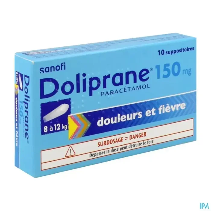 Doliprane 150mg suppositoire