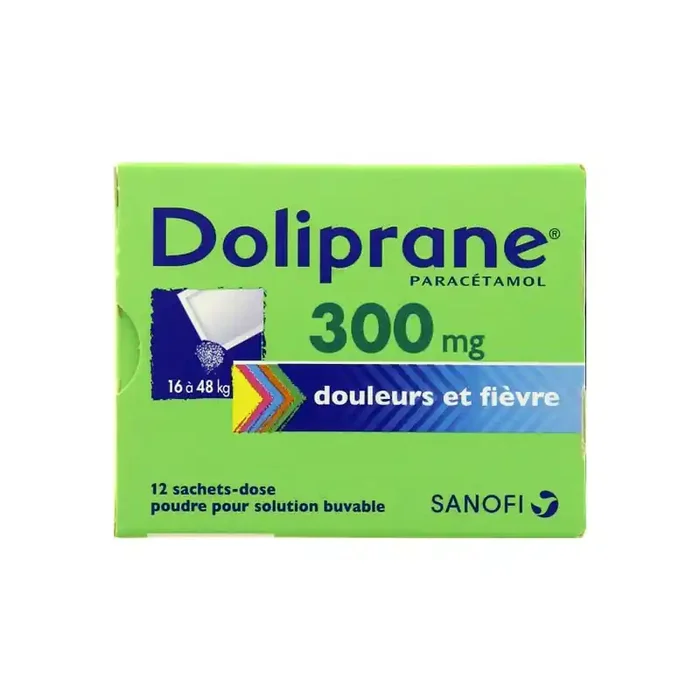 Doliprane 300mg 12 sachets