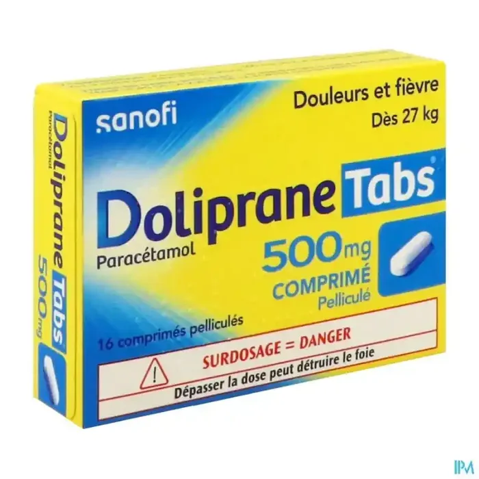 Dolipranetabs 500mg comprimé