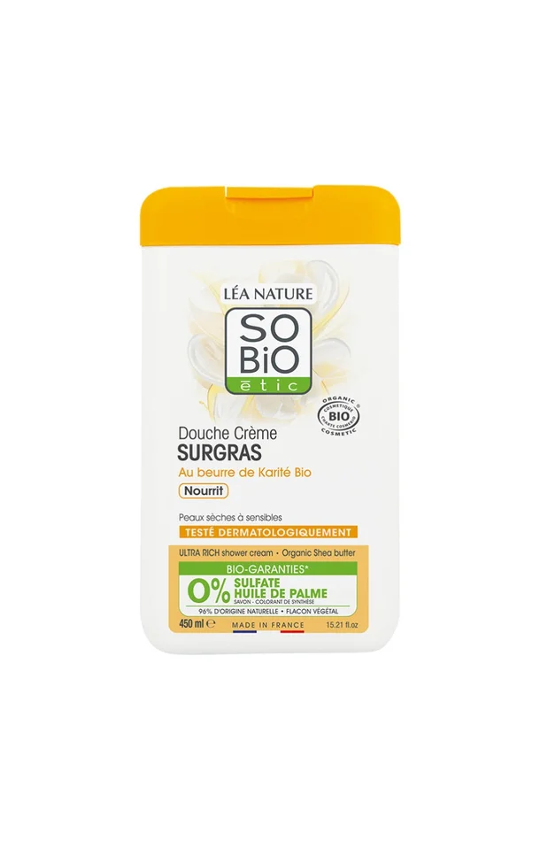Douche crème surgras bio nourrissante – Huile de karité