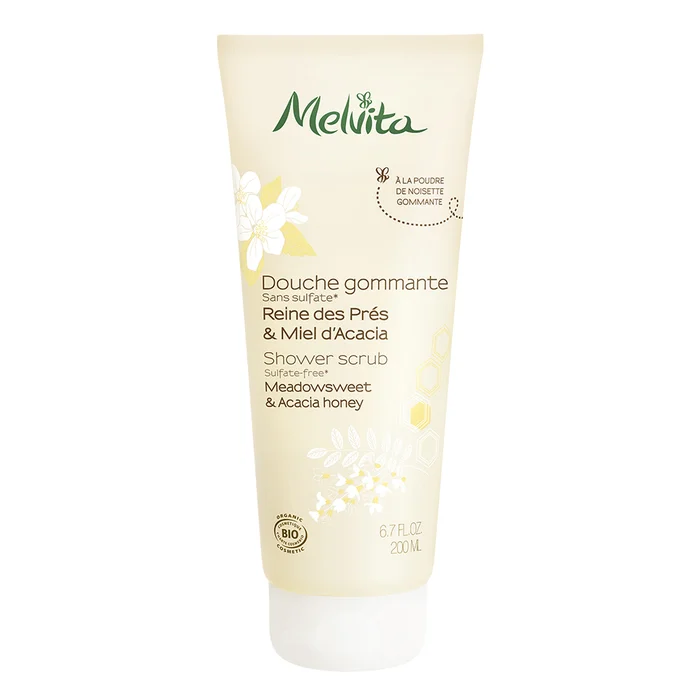 Douche Gommante – Reine des Pr&eacute;s & Miel d’ Acacia 200 ml