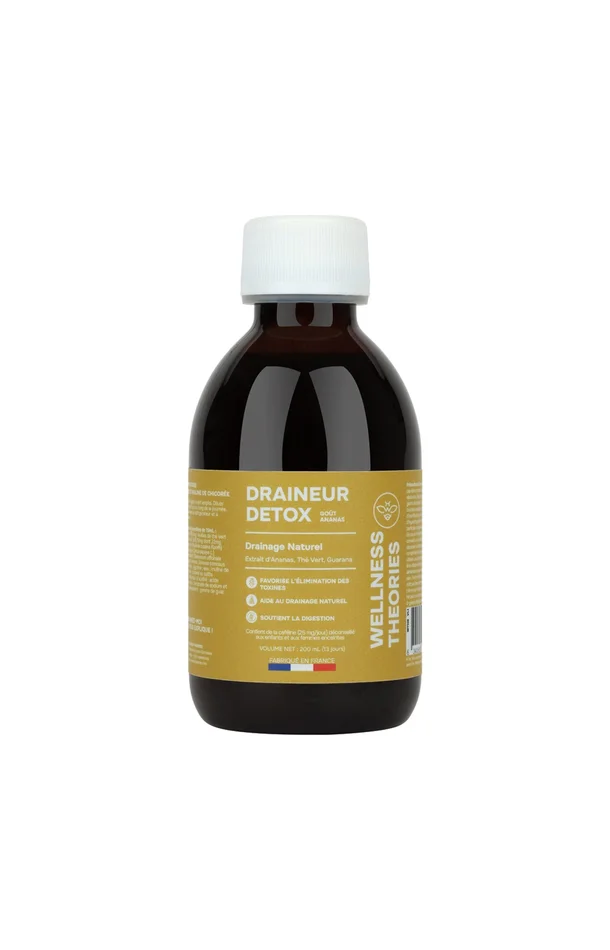 Draineur detox bio – Ananas – 200 ml