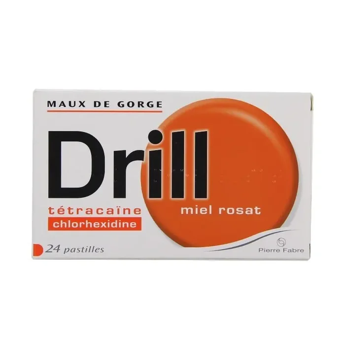 Drill Miel Rosat 24 pastilles a sucer