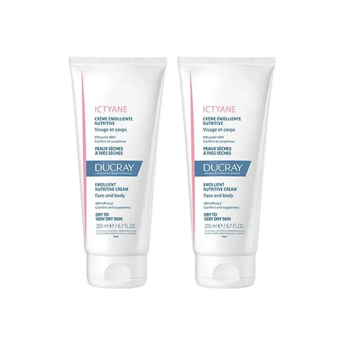 Ducray ictyane creme emolliente nutritive 2x200ml