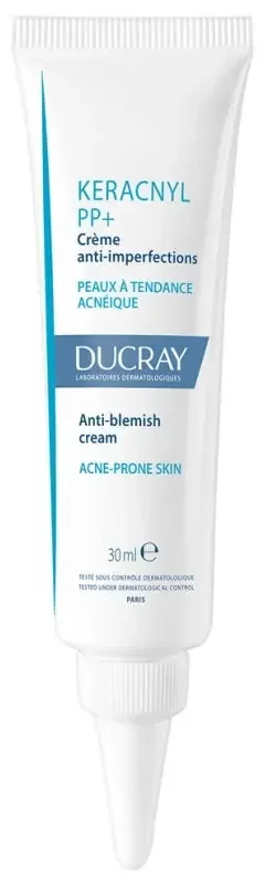 Ducray Keracnyl PP+ Crème Anti-Imperfections – Peaux à Tendance Acnéique 30 ml