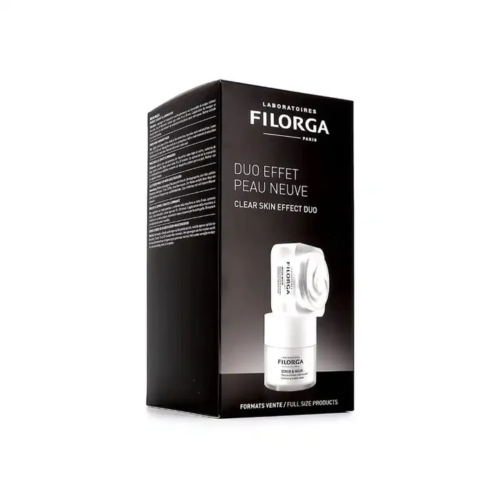 DUO EFFET PEAU NEUVE SCRUB et DETOX + MESO MASK FILORGA