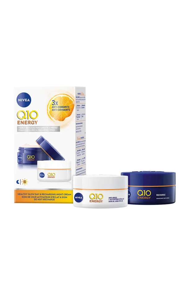 Duo hydratant – Q10 Energy – Crèmes de jour & nuit – Visage