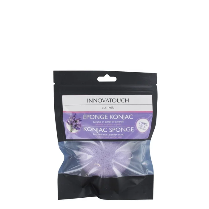 Éponge Konjac Extrait de Lavande – Nettoie et Apaise