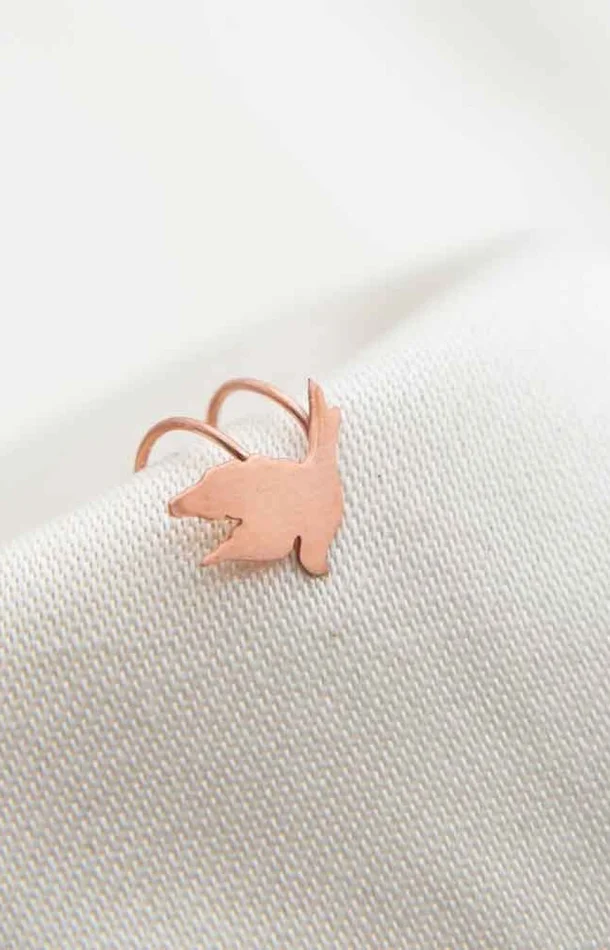 Ear Cuff – Argent 925/000 plaqué or rose
