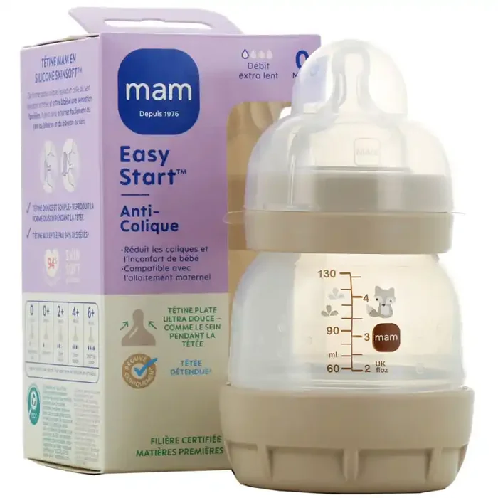 EASY START ANTI COLIQUE 0MOIS+ DEBIT EXTRA LENT 130ML SABLE MAM
