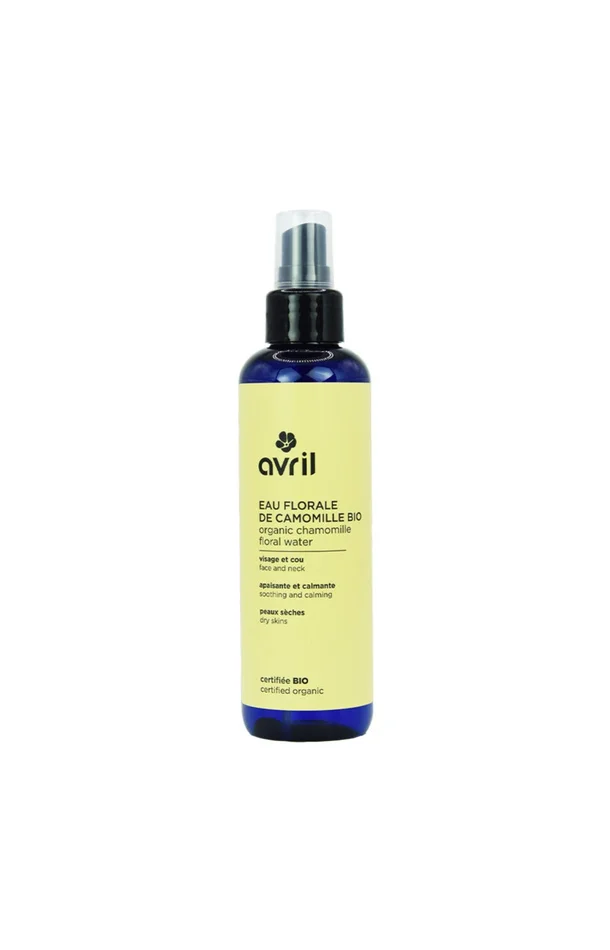 Eau florale bio – Camomille – Visage & cou – 200 ml