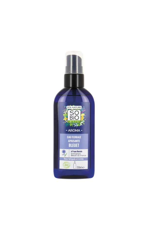 Eau florale de bleuet bio – Yeux fatigués & irrités
