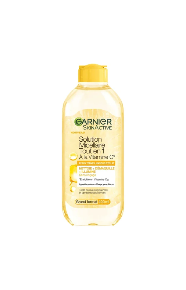 Eau micellaire – SkinActive – Vitamine C – Peaux ternes