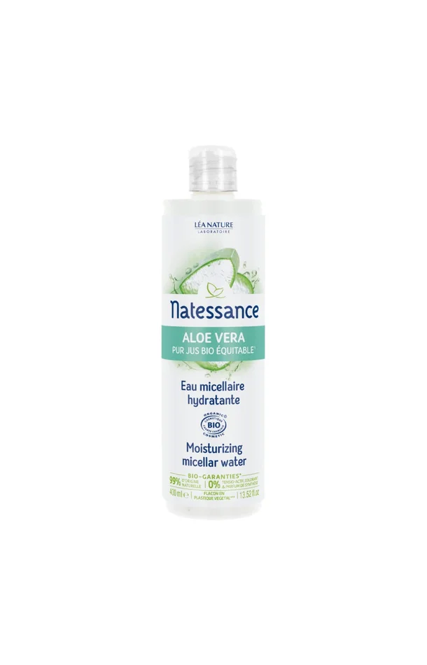 Eau micellaire hydratante bio – Aloe vera – Visage – 400 ml
