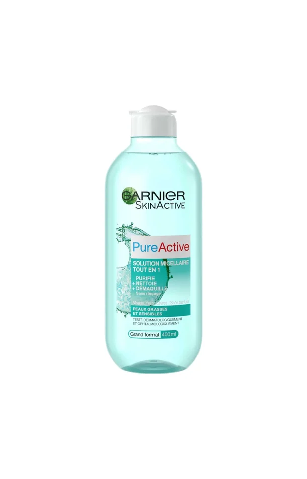 Eau micellaire purifiante – PureActive – Peaux grasses & sensibles