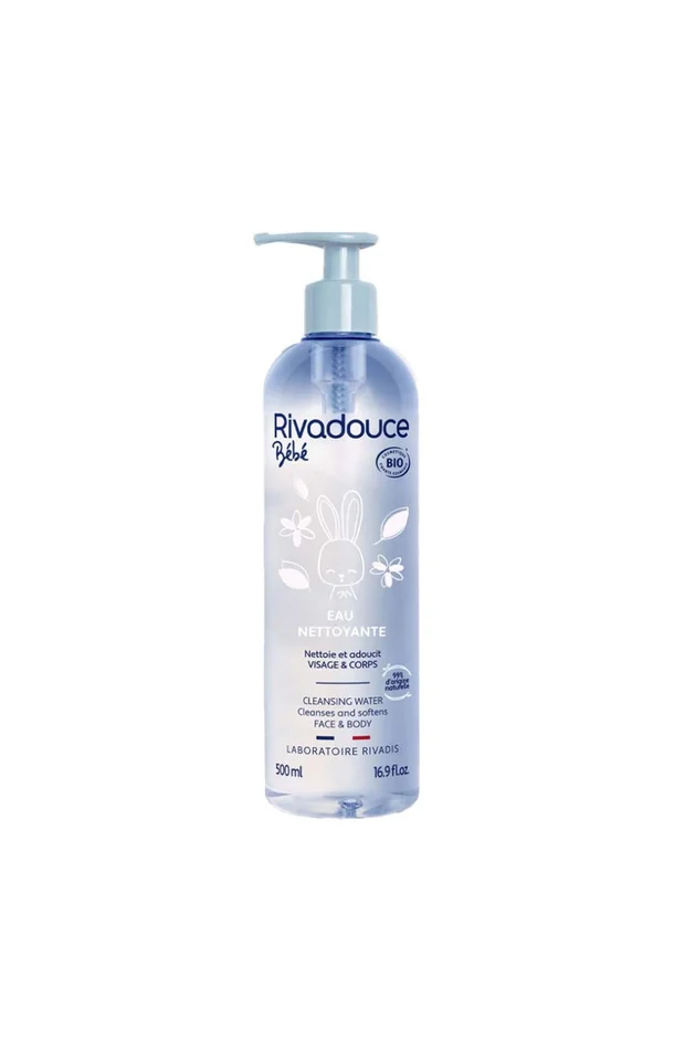 Eau nettoyante bio – Bébé – Visage & corps – 500ml