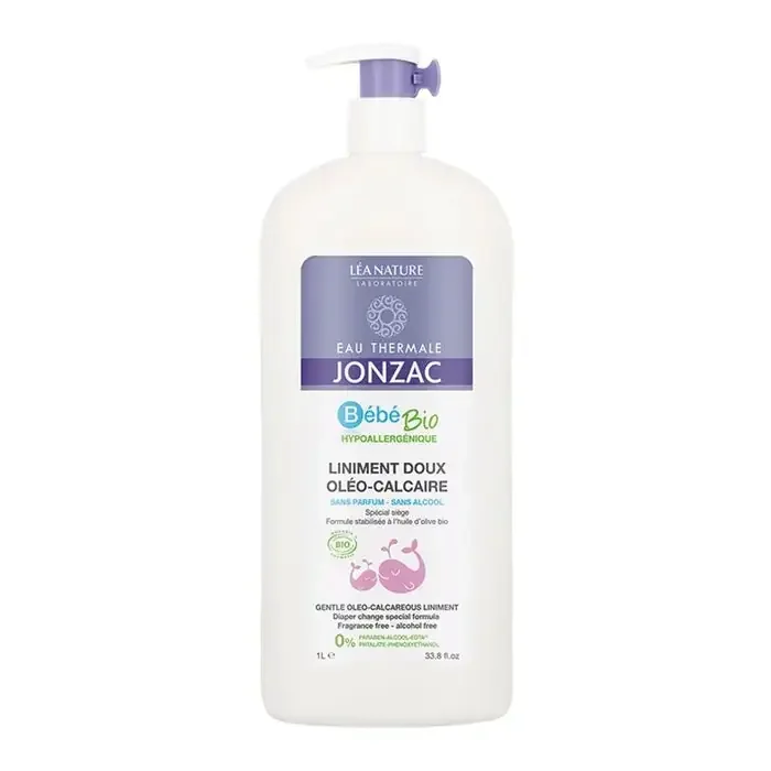 Eau thermale Jonzac Liniment Doux Oleo Calcaire Special Siege Bio Bebe 1l