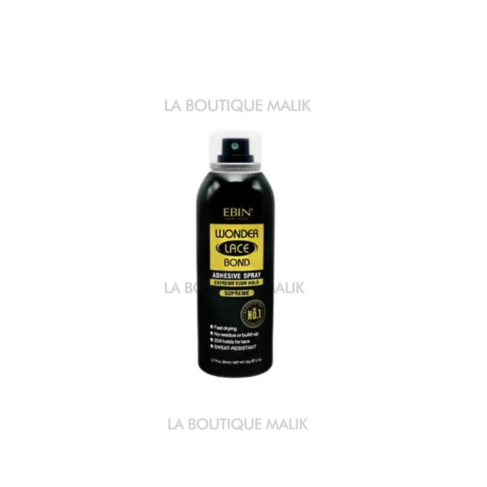 EBIN WONDER LACE BOND ≡ Adhesive spray extreme firm hold Supreme