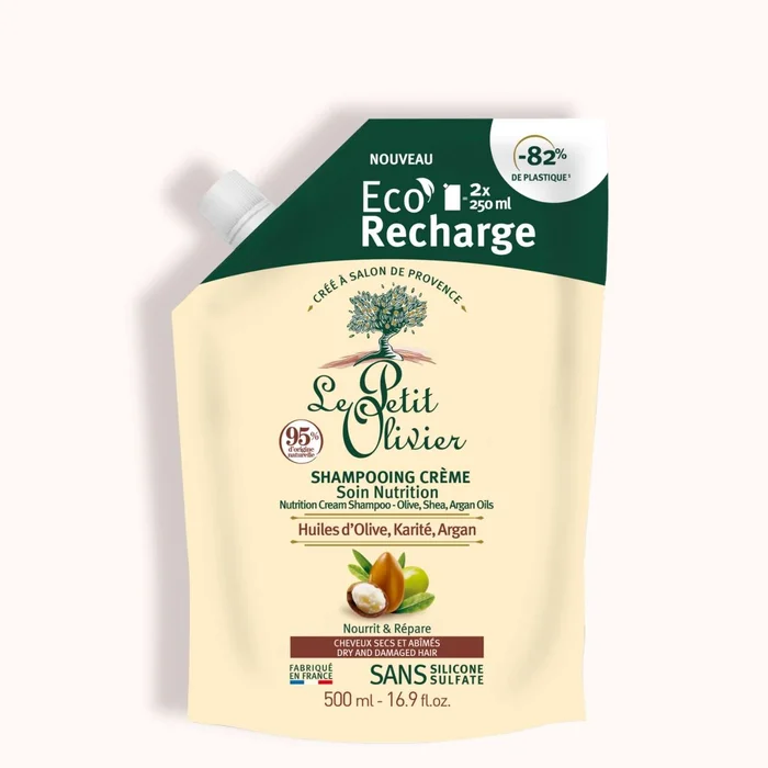Eco-Recharge Shampoing Cheveux Secs et Abimés