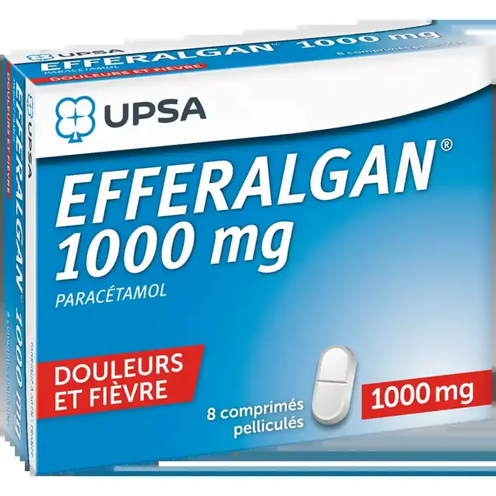 EFFERALGAN 1000 MG 8 COMPRIMÉS UPSA